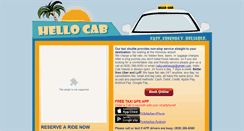 Desktop Screenshot of hellocabhawaii.com